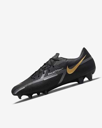 Nike Phantom GT2 Academy MG Negros Metal Dorados Grises Oscuro Metal Grises Oscuro | MX 4574
